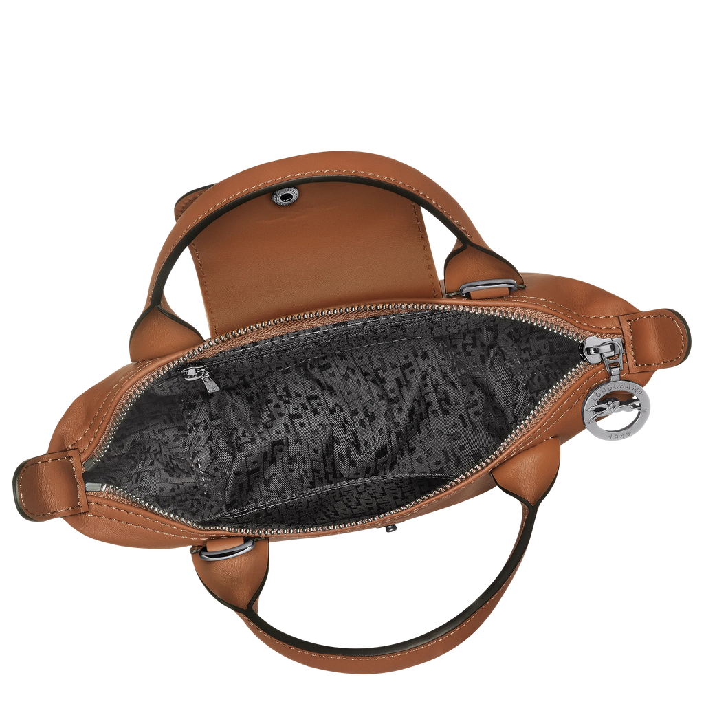Le Pliage Xtra XS Leather Top Handle Bag – Cognac