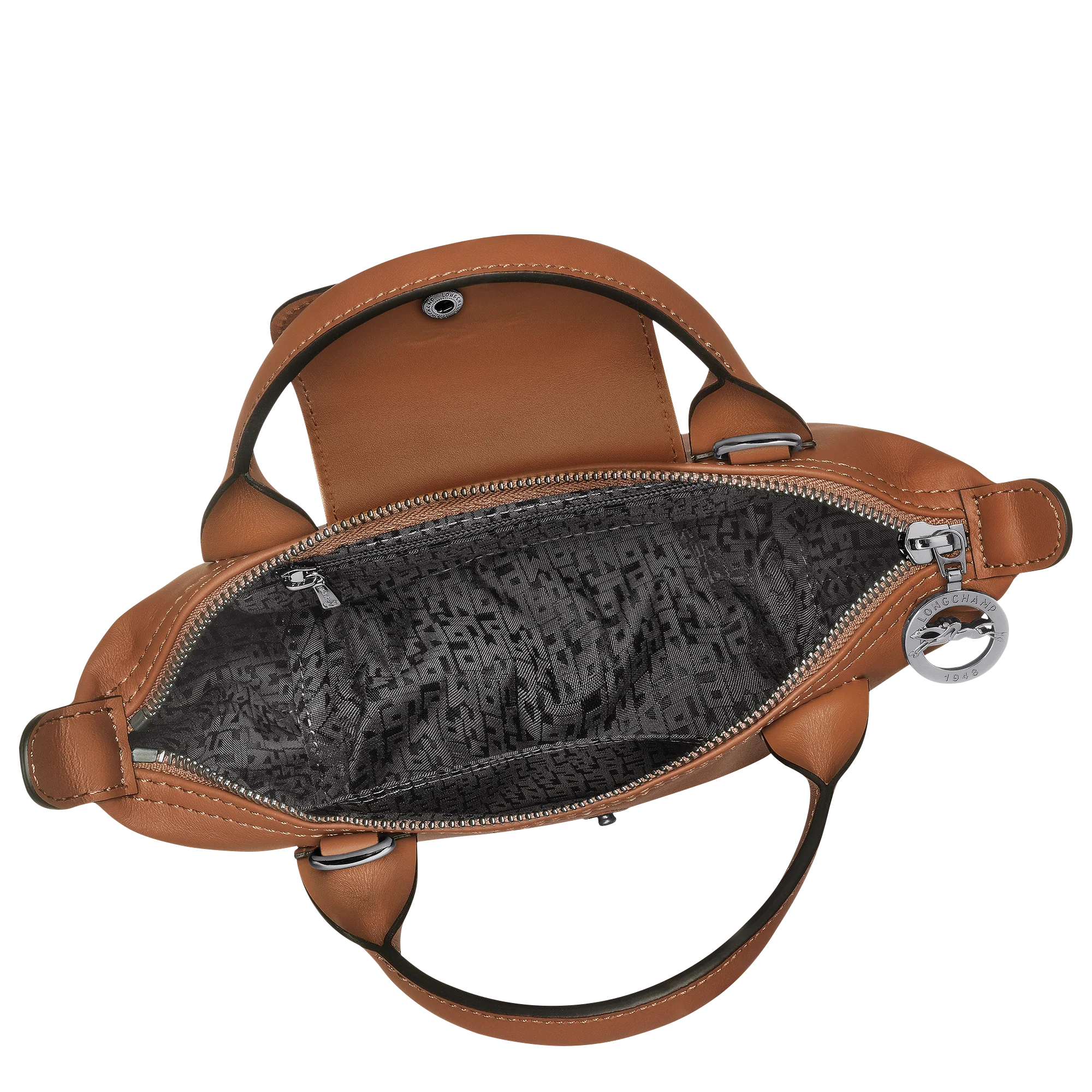 Le Pliage Xtra XS Leather Top Handle Bag – Cognac