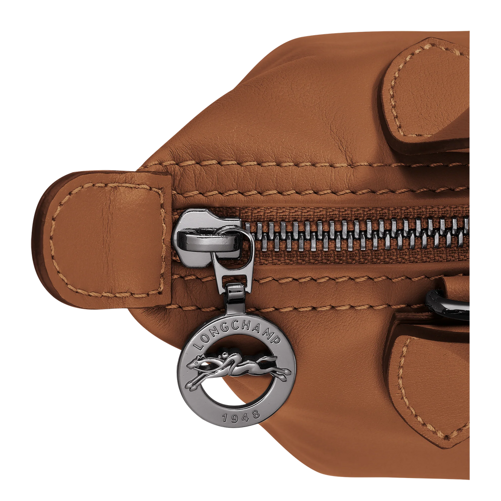 Le Pliage Xtra XS Leather Top Handle Bag – Cognac