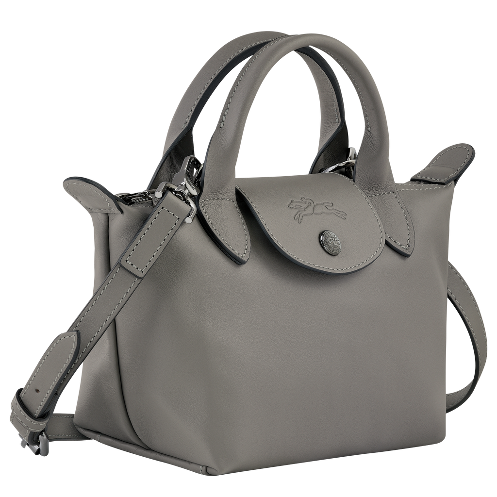 Le Pliage Xtra XS Leather Top Handle Bag – Sand Beige