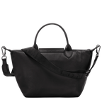 Le Pliage Xtra Small Leather Top Handle Bag – Black