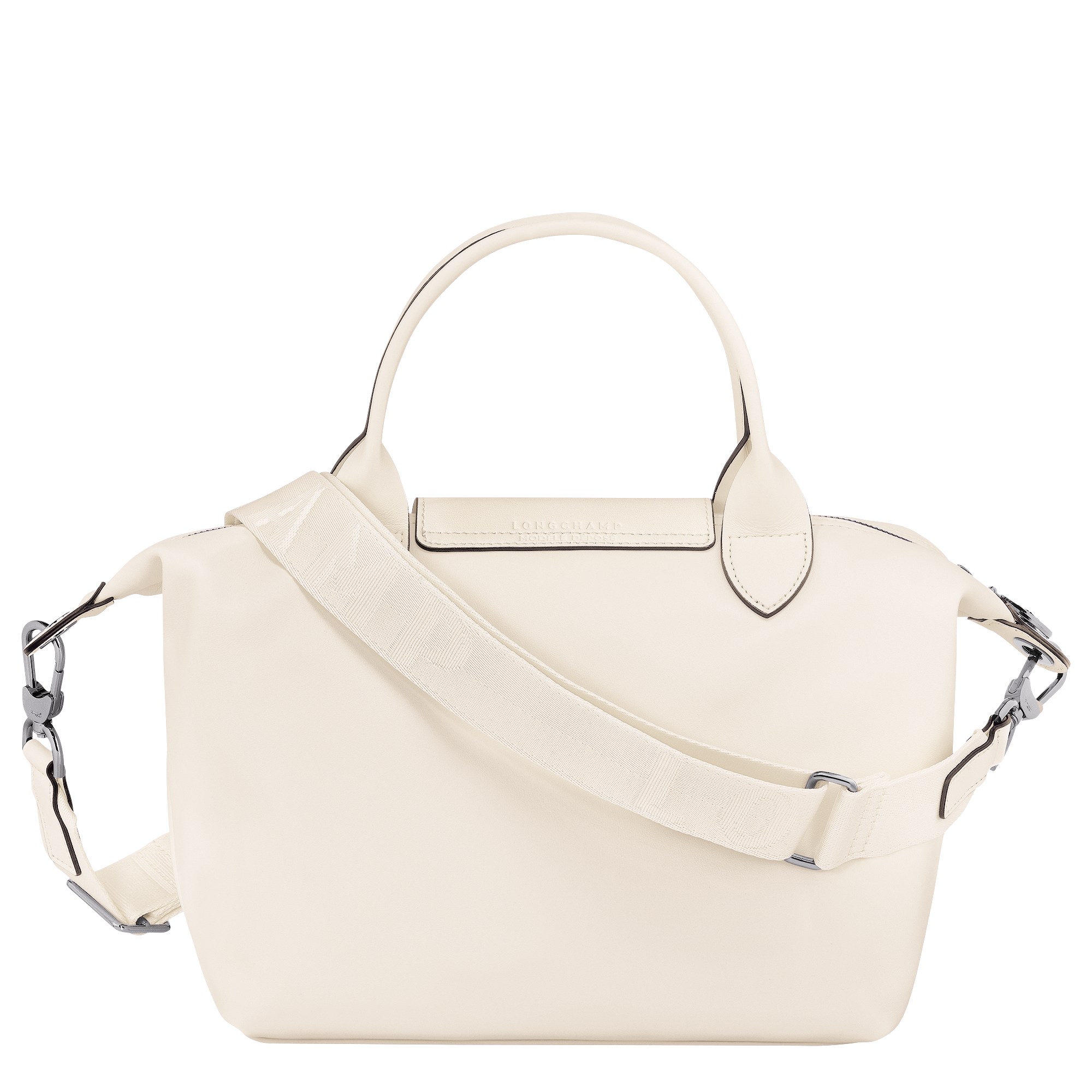 Le Pliage Xtra Small Leather Top Handle Bag – Ecru