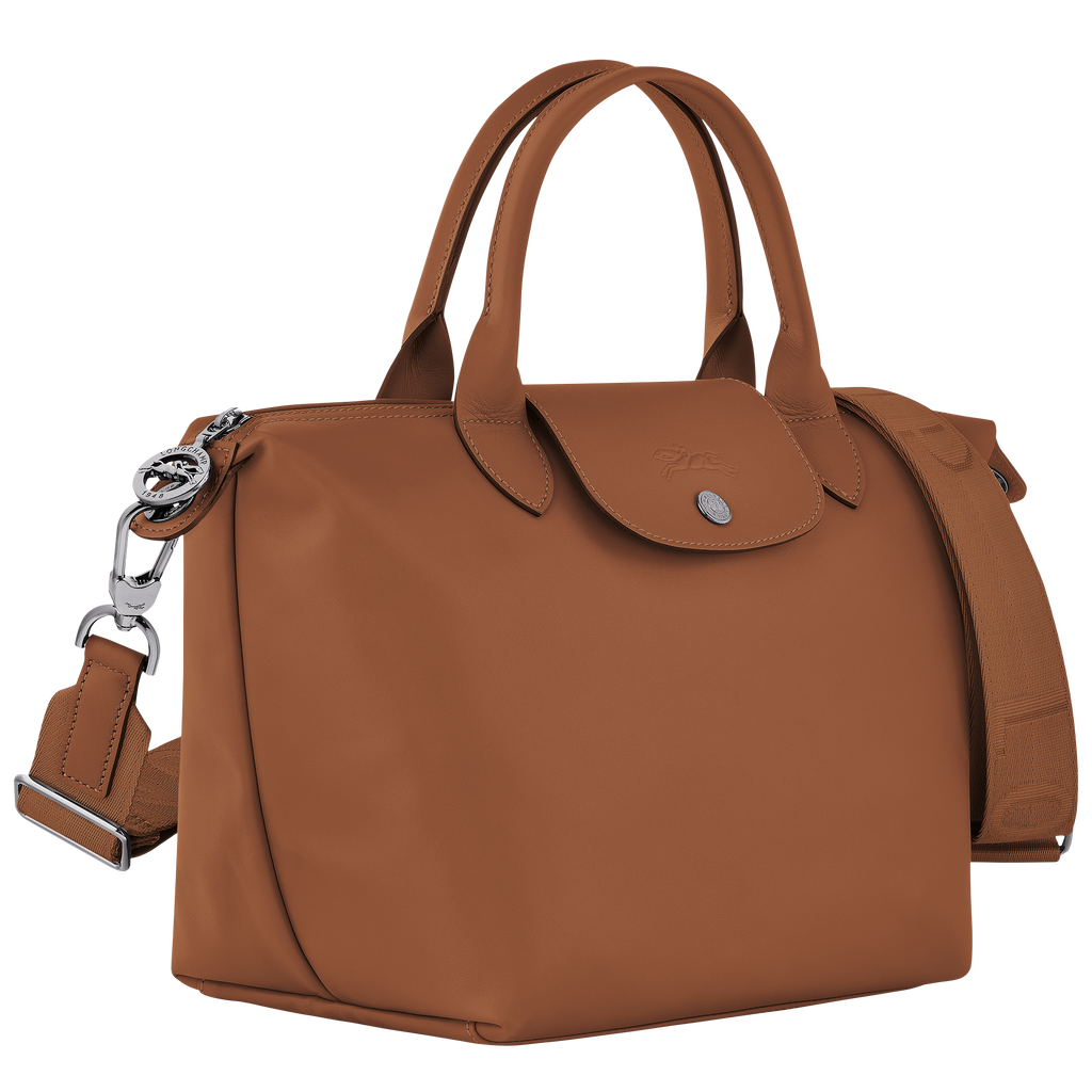 Le Pliage Xtra Small Leather Top Handle Bag – Cognac