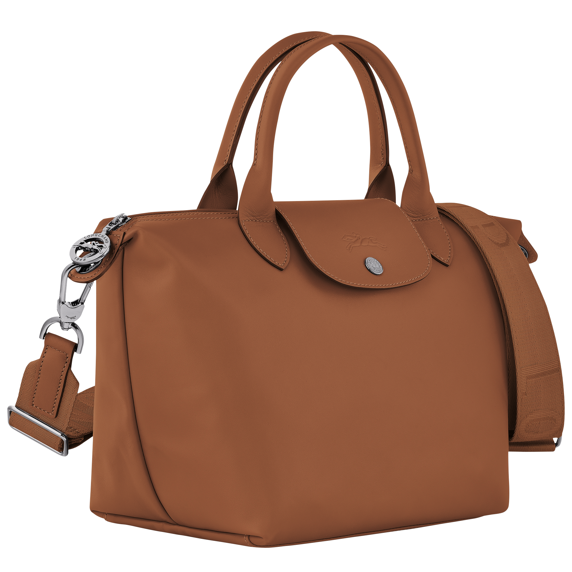Le Pliage Xtra Small Leather Top Handle Bag – Cognac
