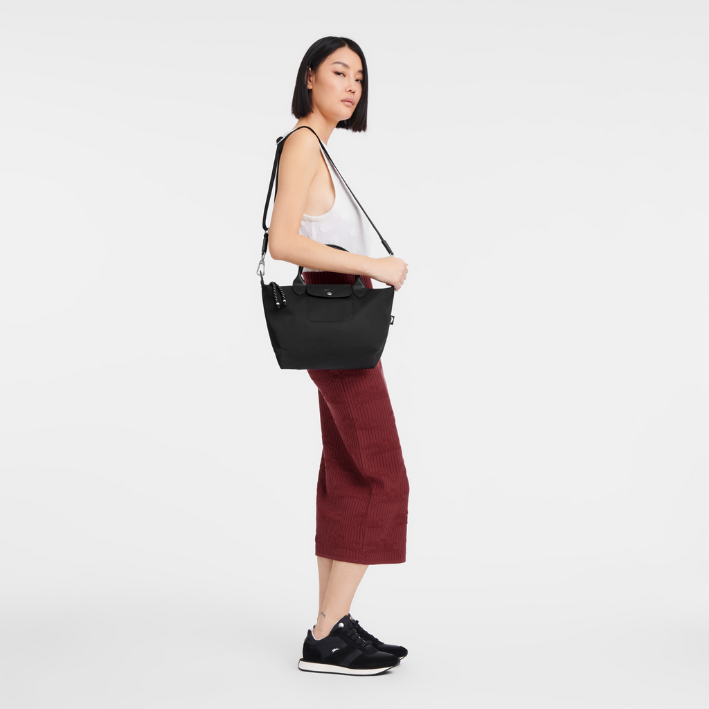 Le Pliage Energy Small Top Handle Bag – Black
