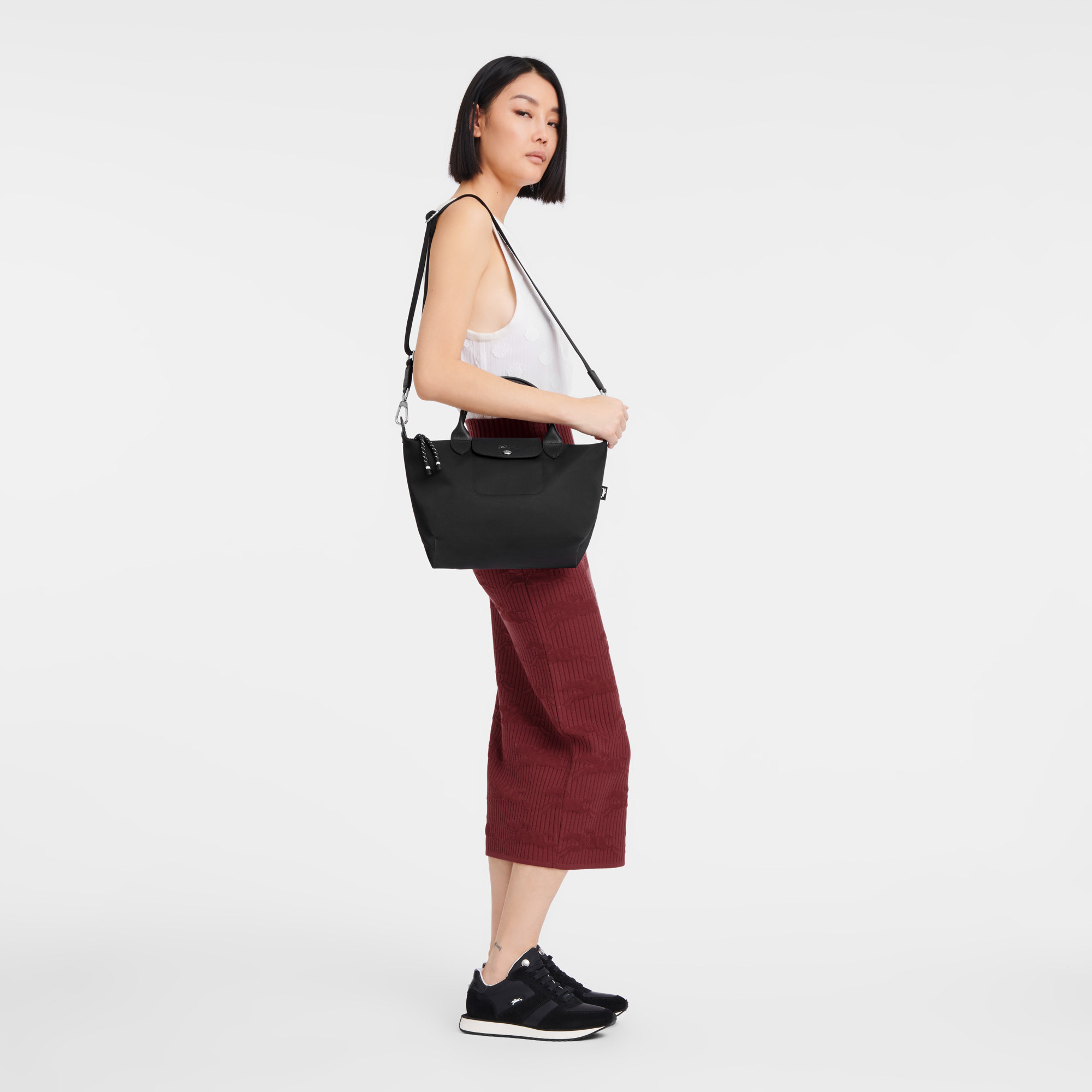 Le Pliage Energy Small Top Handle Bag – Black