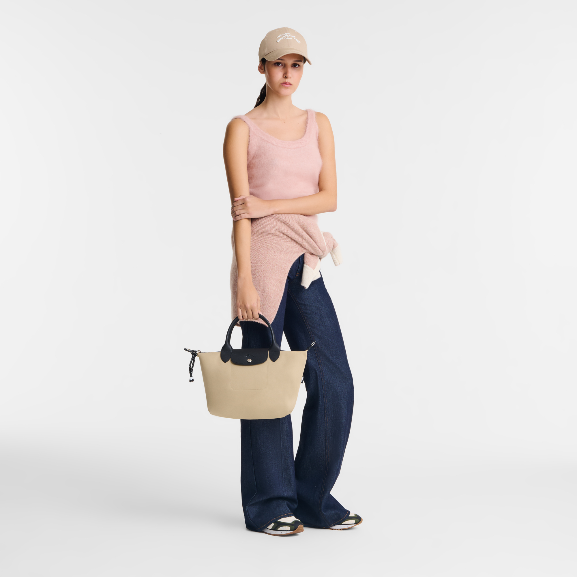 Le Pliage Energy Small Top Handle Bag – Clay