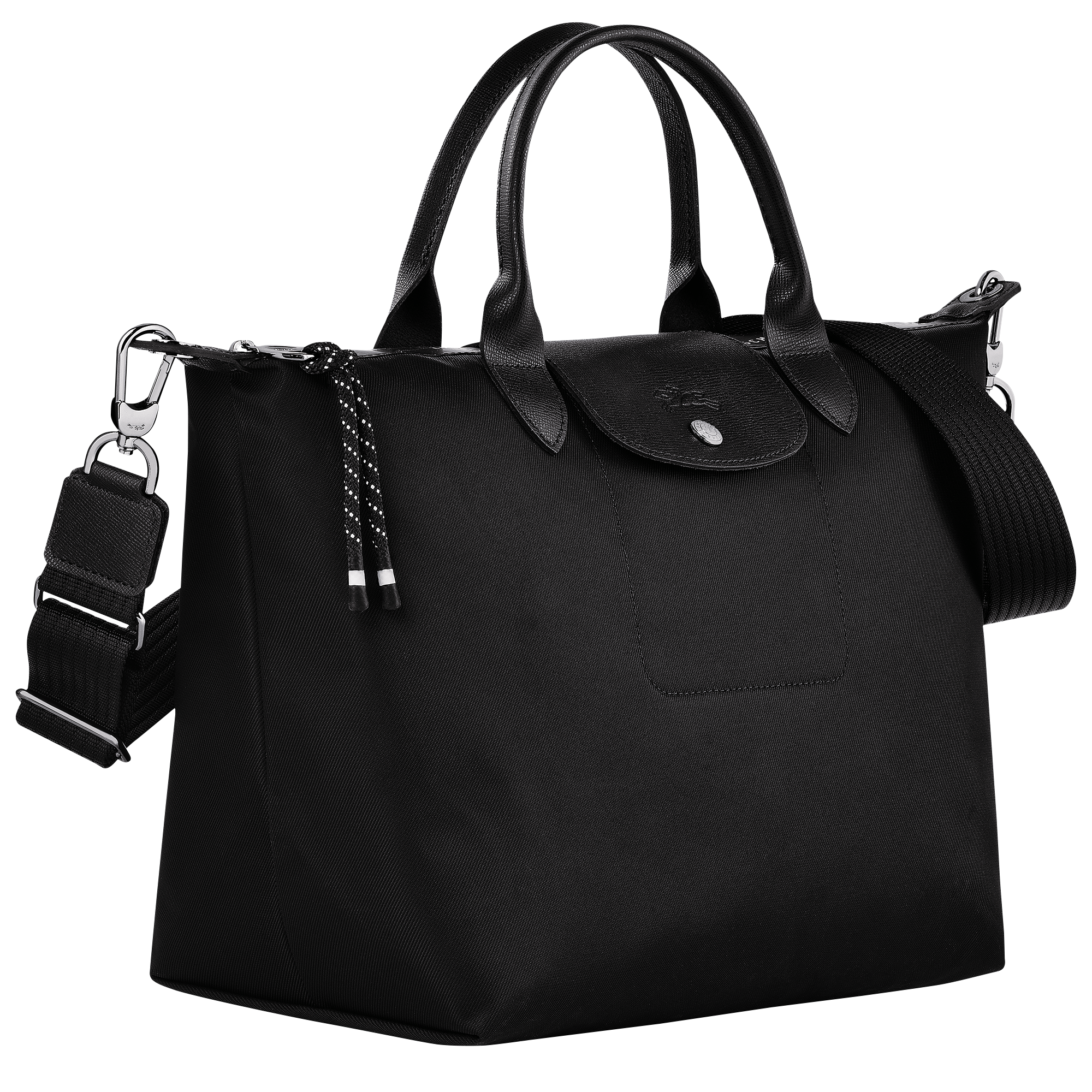 Le Pliage Energy Large Top Handle Bag – Black