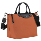 Le Pliage Energy Large Top Handle Bag – Terra Red