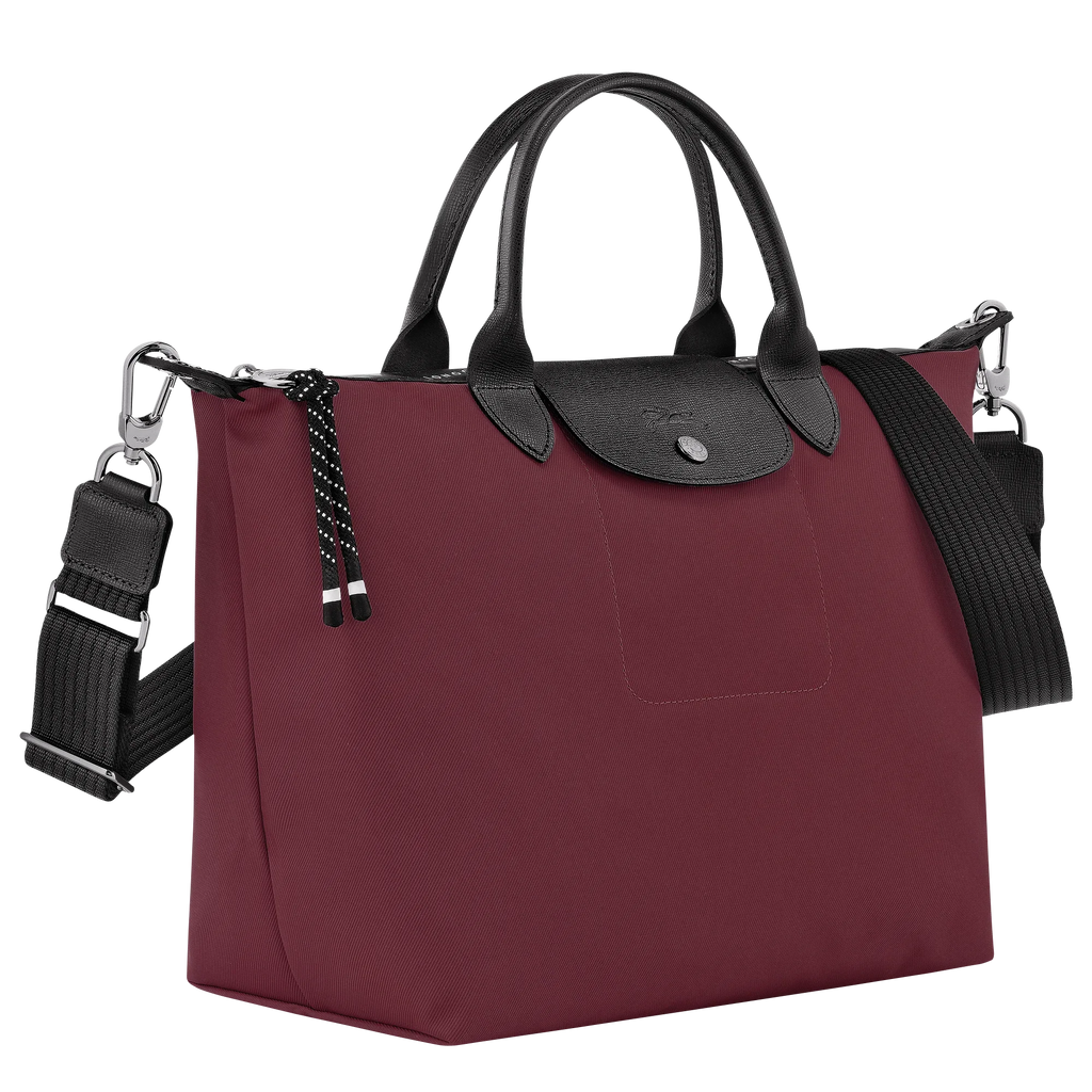 Le Pliage Energy Large Top Handle Bag – Burgundy