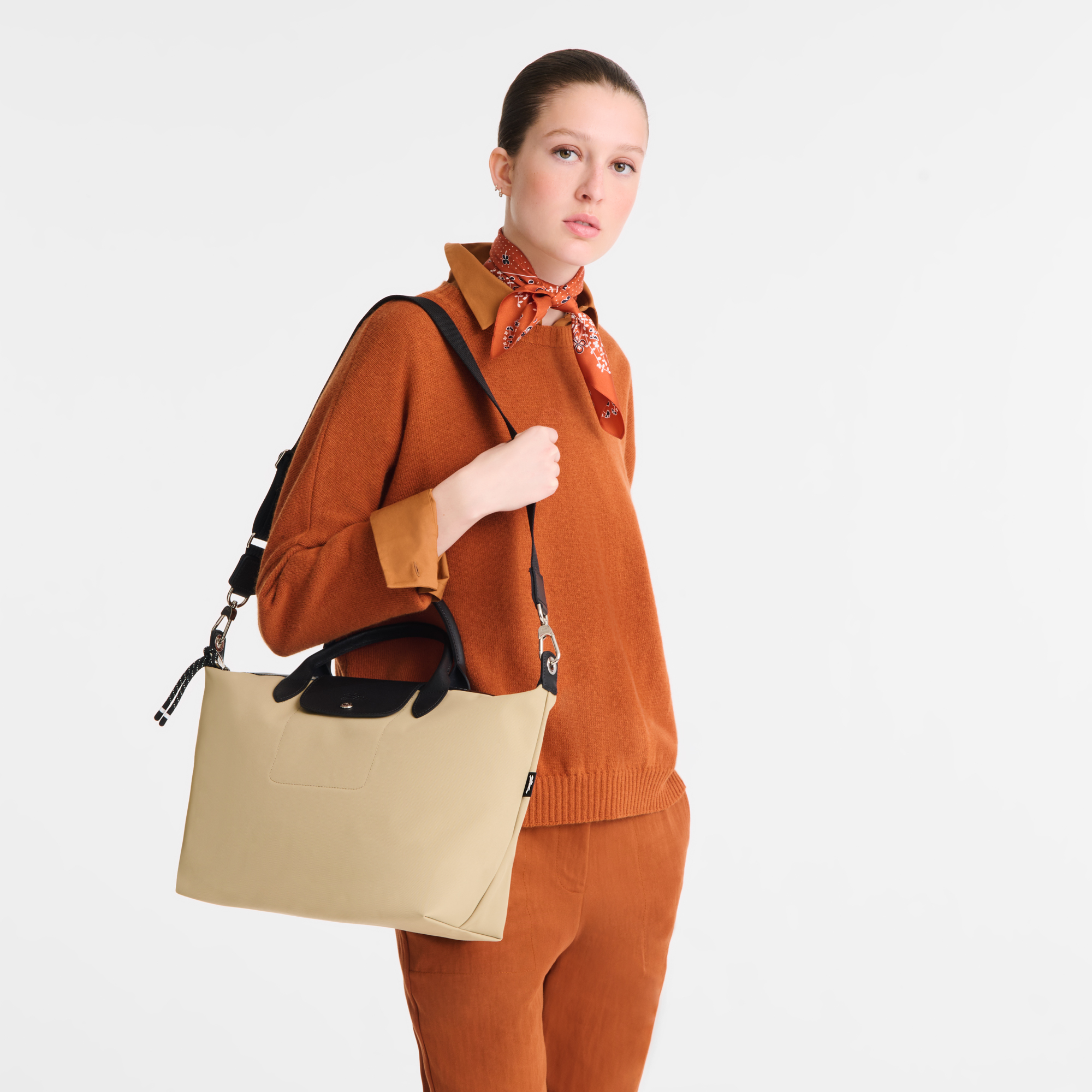 Le Pliage Energy Large Top Handle Bag – Clay