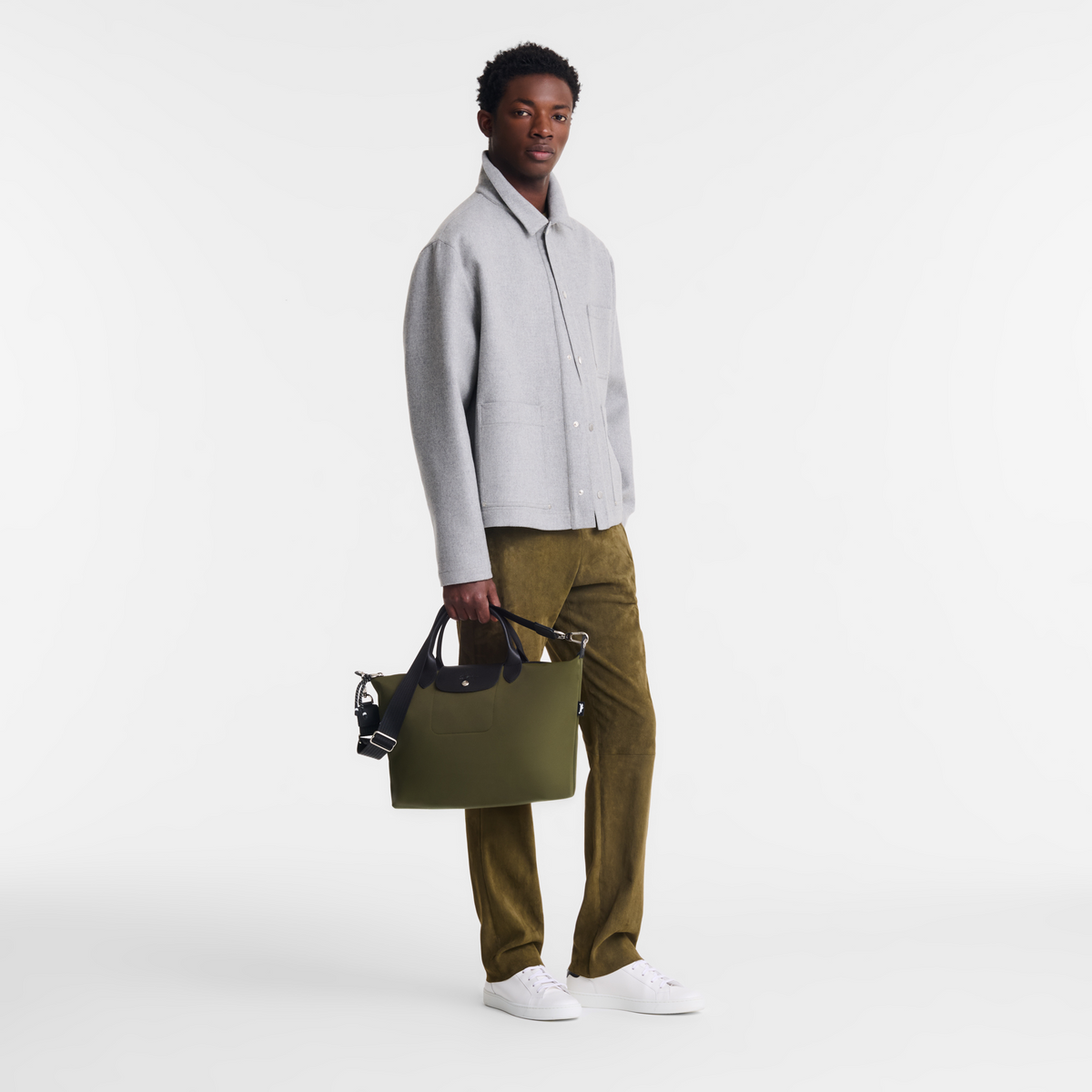 Le Pliage Energy Large Top Handle Bag – Khaki