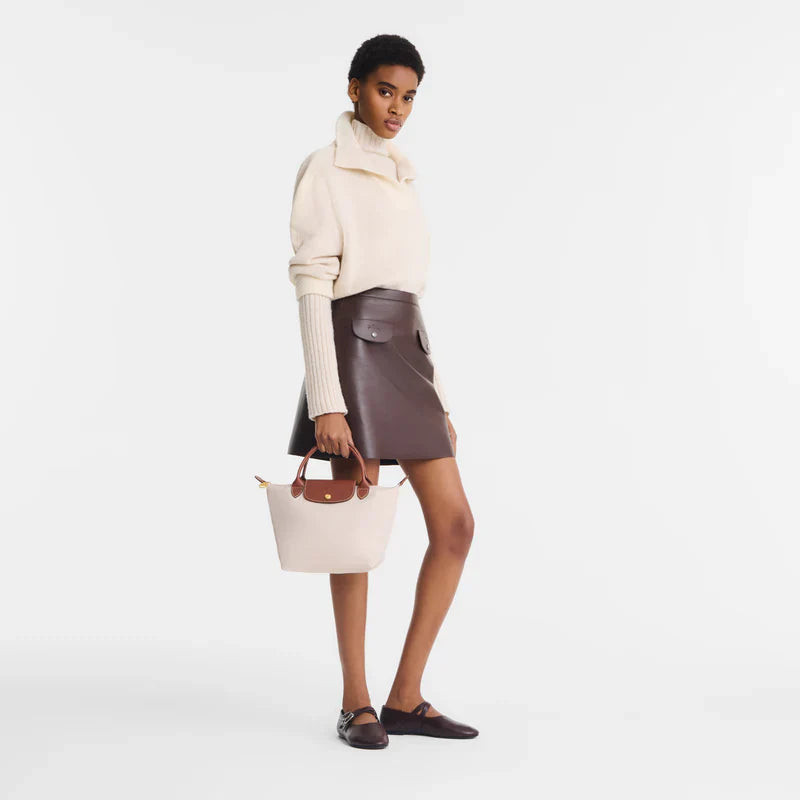 Le Pliage Original Handbag – Light Beige