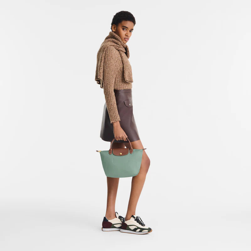 Le Pliage Original Handbag – Jade Green