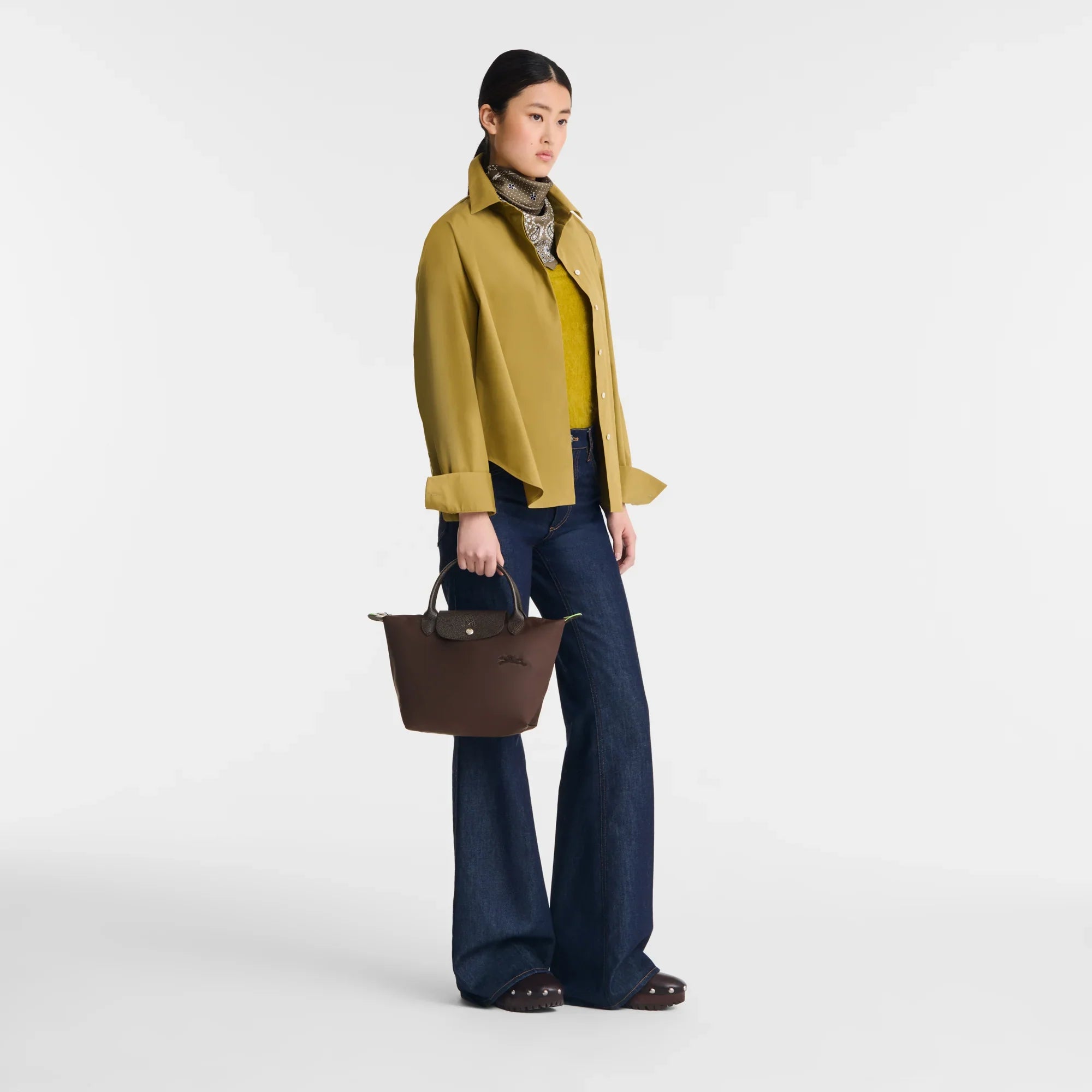 Le Pliage Green Handbag – Mocha