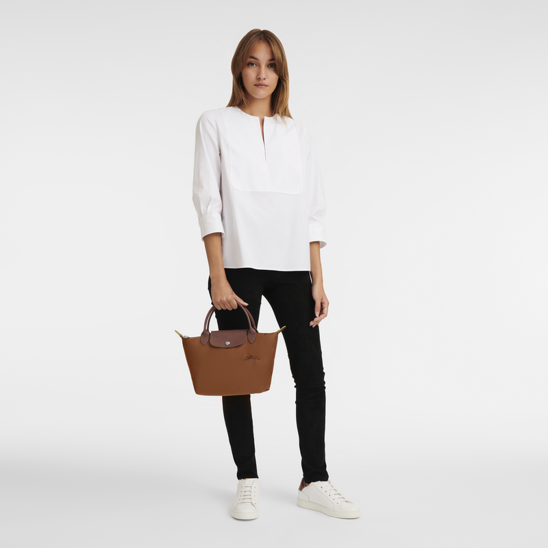 Le Pliage Green Handbag – Cognac