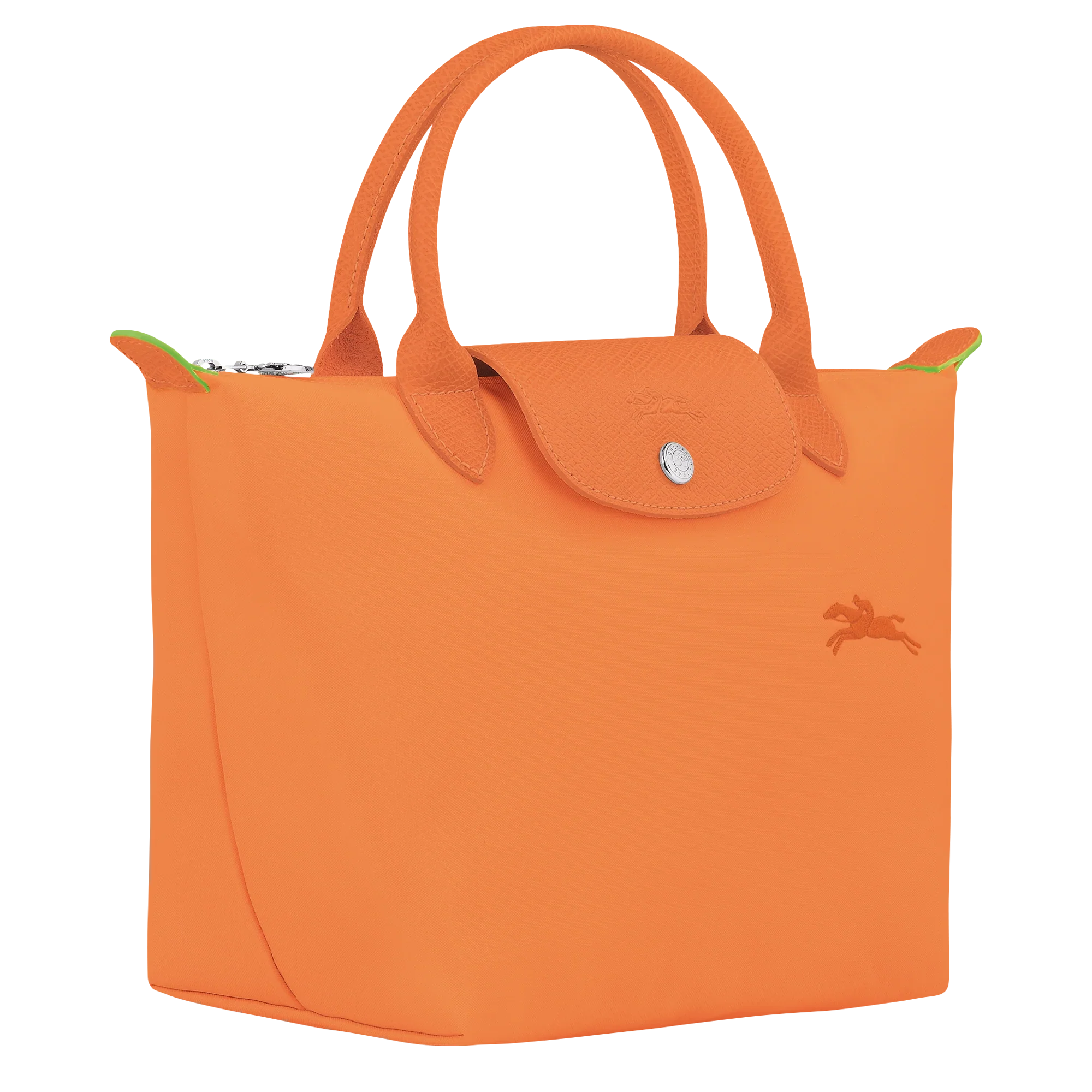 Le Pliage Green Handbag – Orange