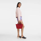 Le Pliage Green Handbag – Tomato Red