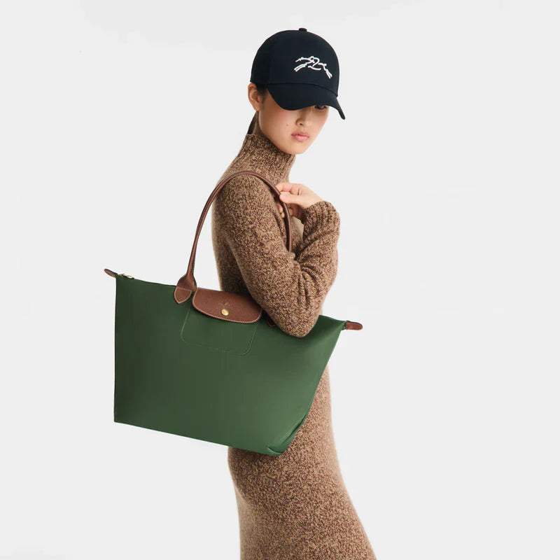 Le Pliage Original Large Tote Bag – English Green