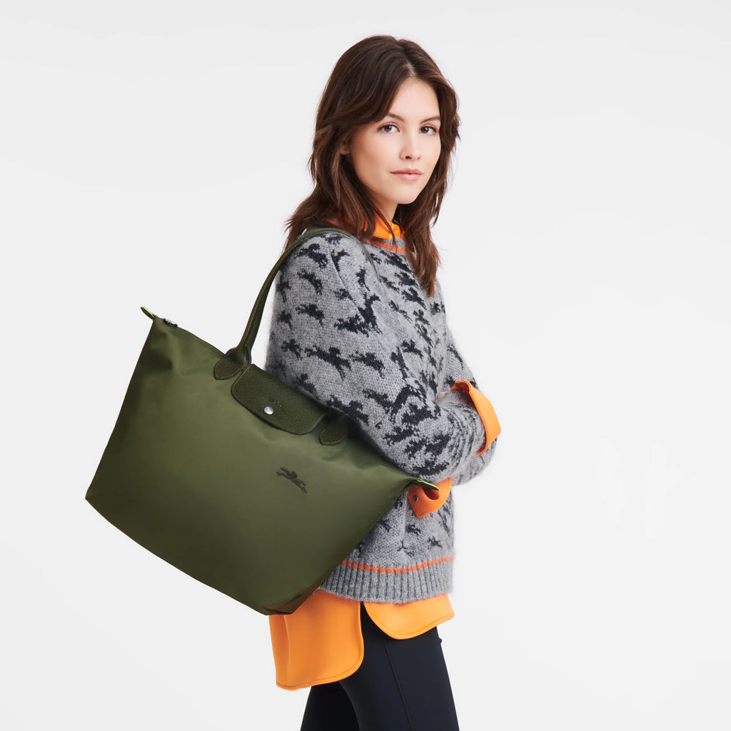 Le Pliage Green Large Tote Bag – Forest Green