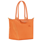 Le Pliage Green Large Tote Bag – Orange