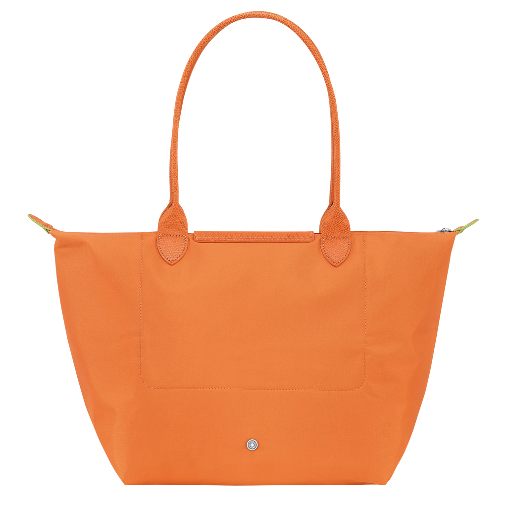 Le Pliage Green Large Tote Bag – Orange