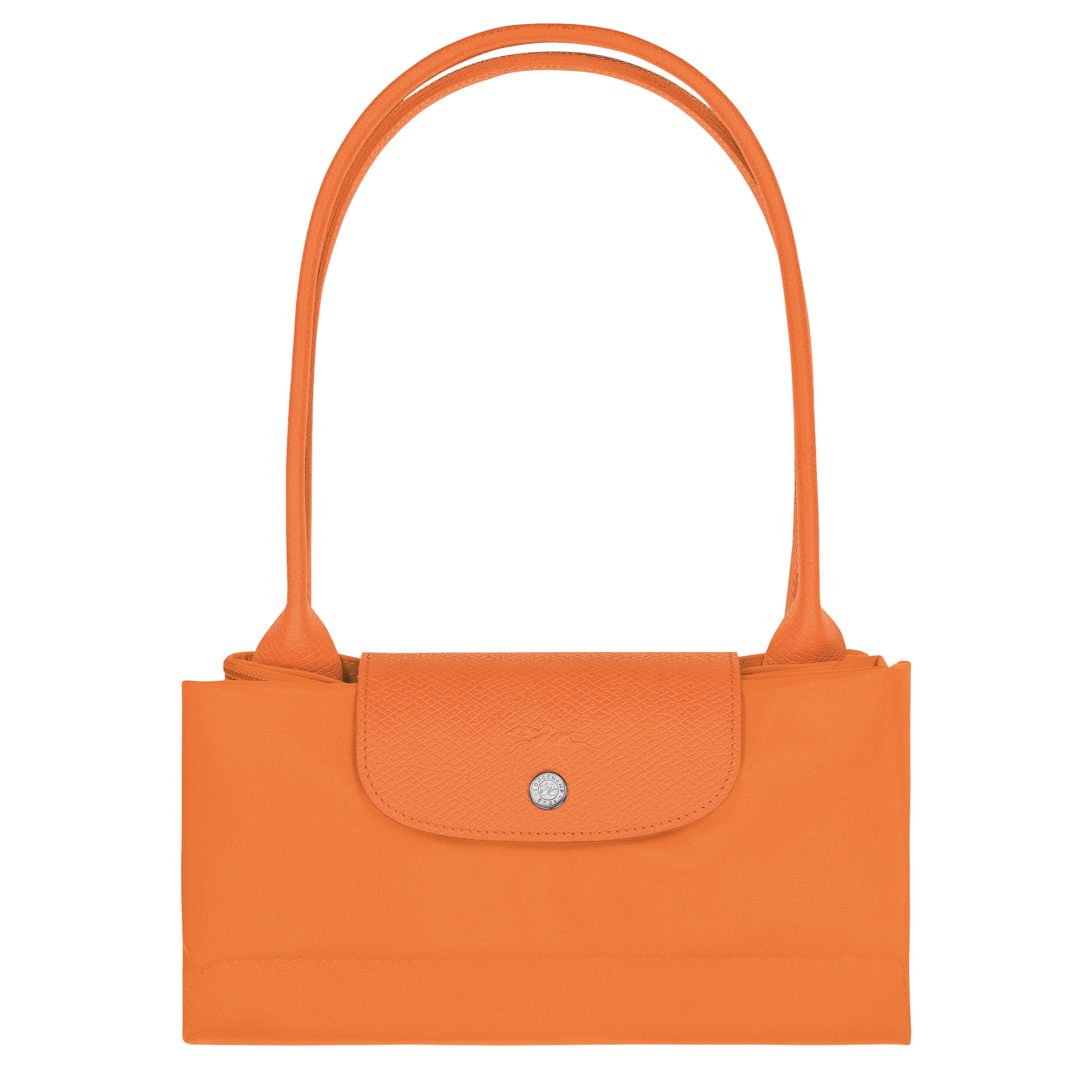 Le Pliage Green Large Tote Bag – Orange