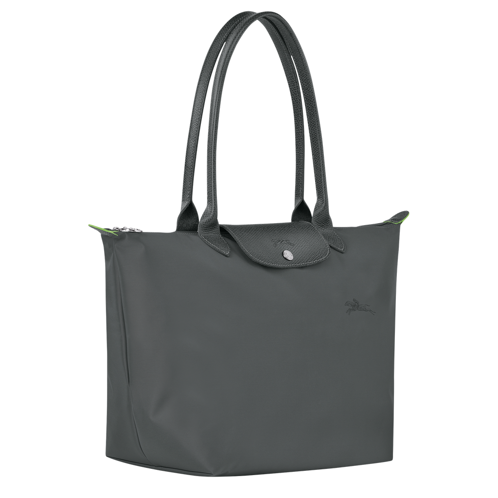 Le Pliage Green Large Tote Bag – Graphite Gray
