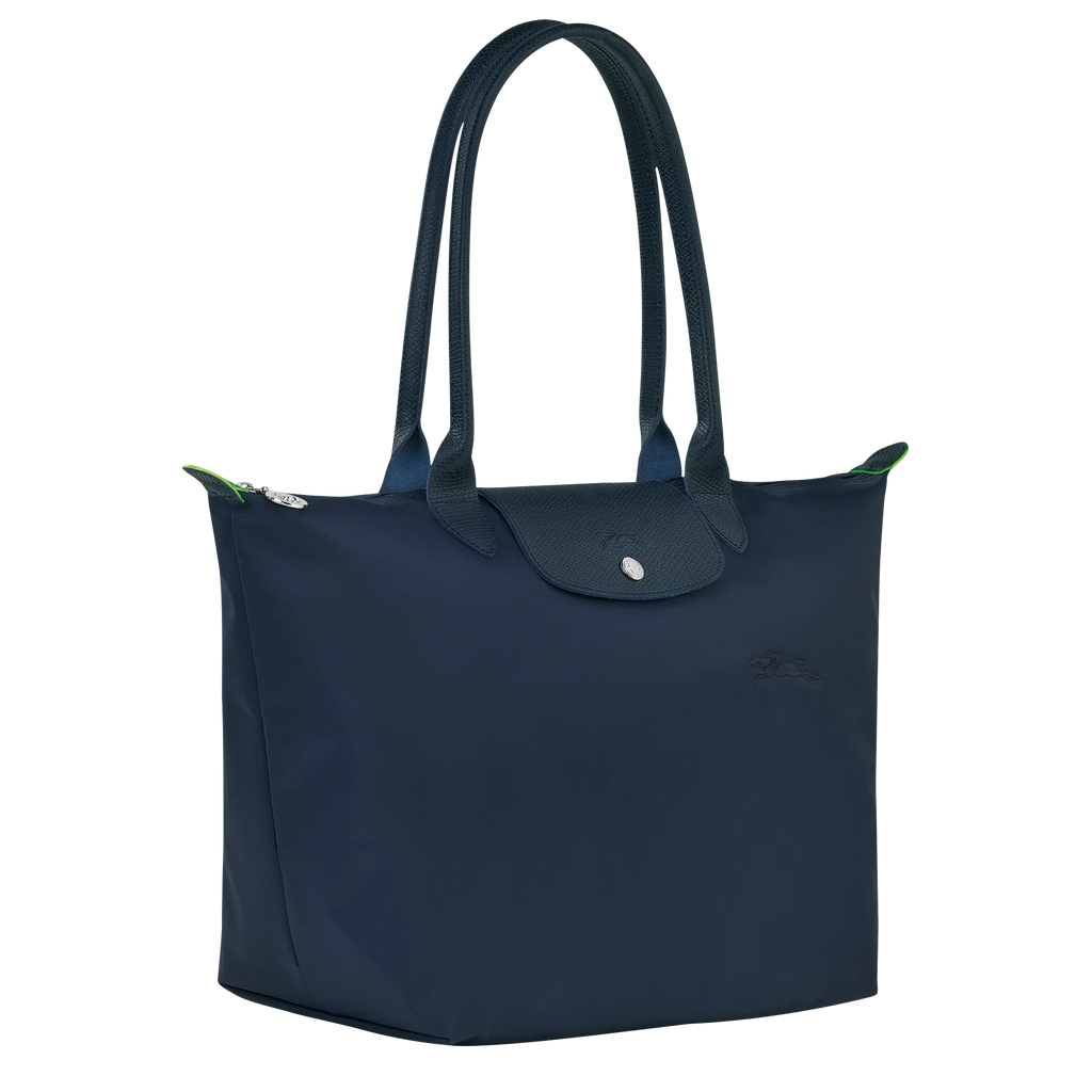 Le Pliage Green Large Tote Bag – Navy Blue