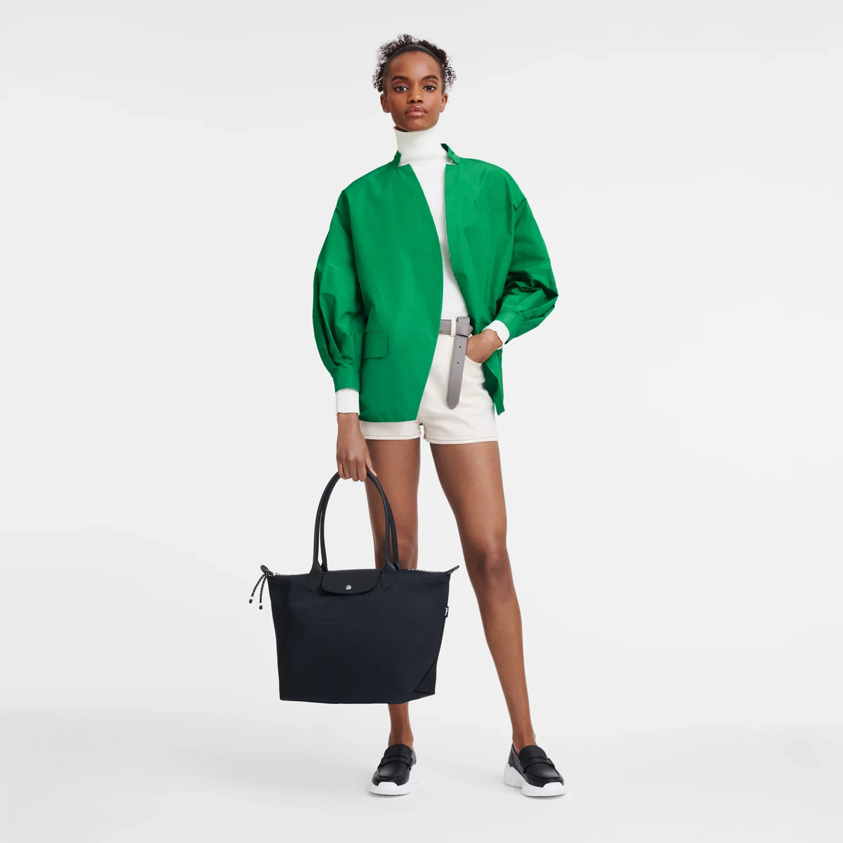Le Pliage Energy Large Tote Bag – Black