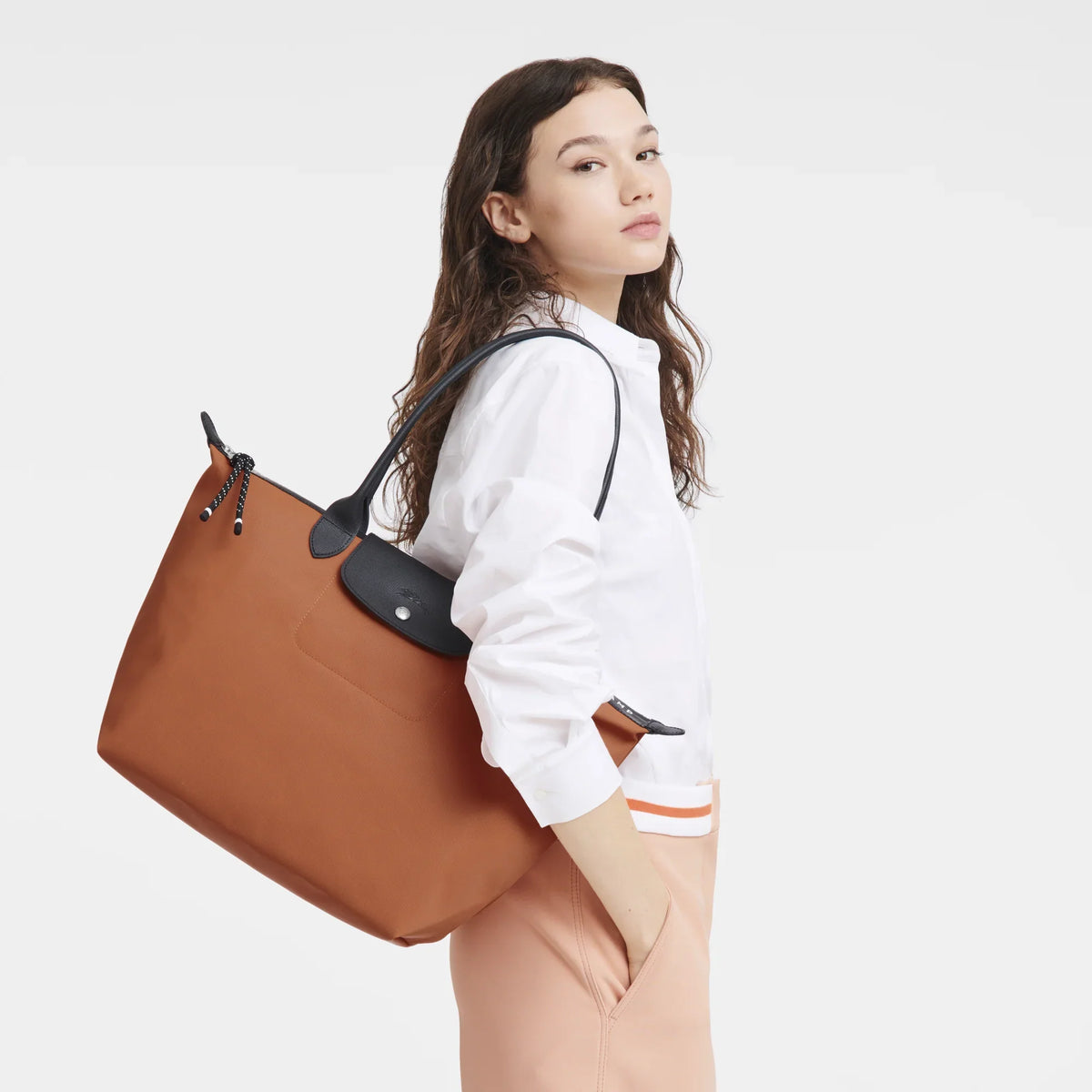 Le Pliage Energy Large Tote Bag – Terra Red