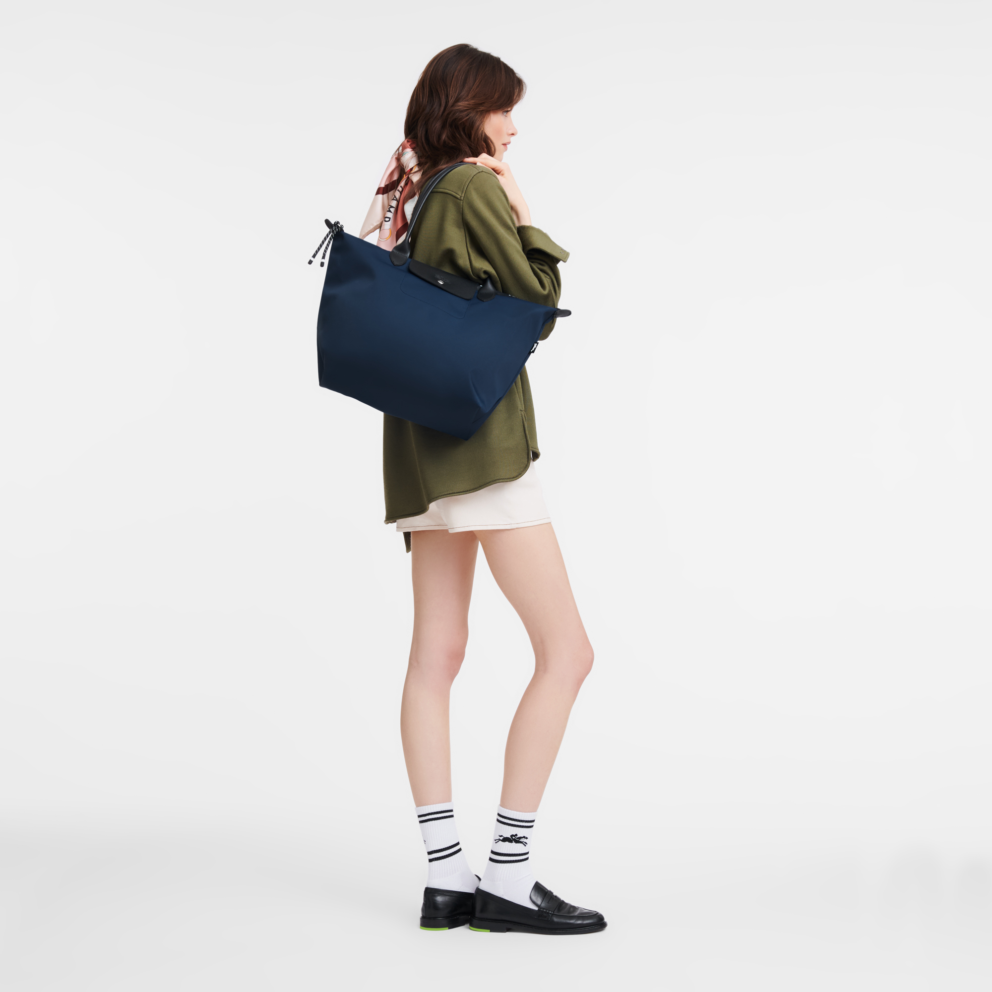 Le Pliage Energy Large Tote Bag – Navy Blue