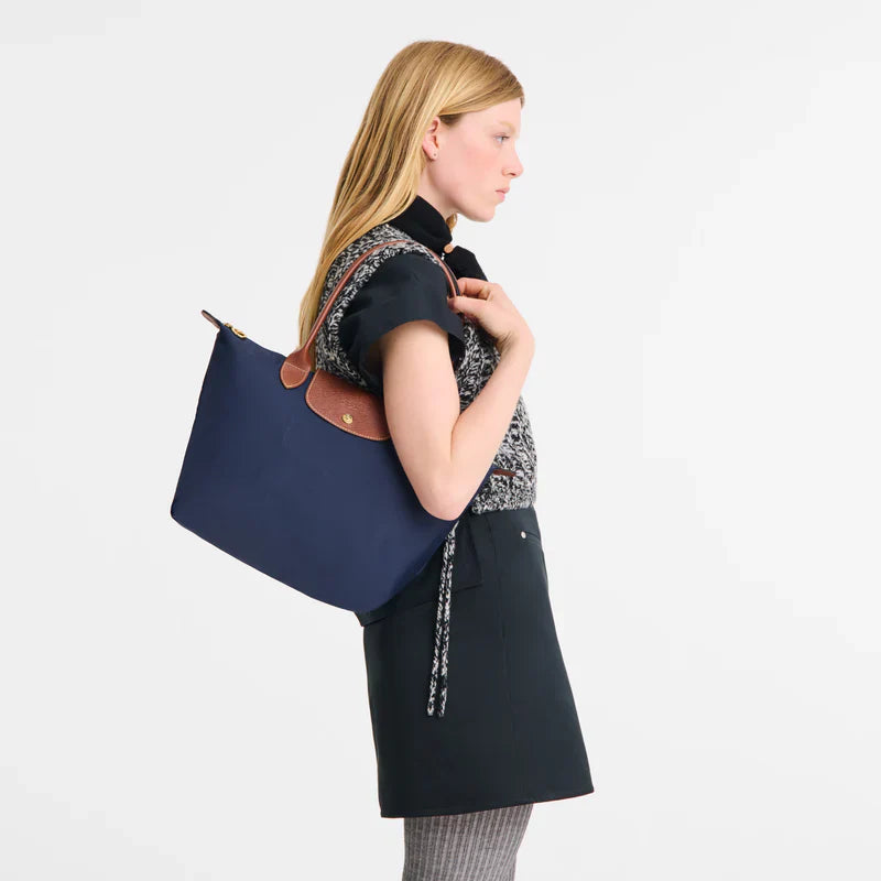 Le Pliage Original Medium Tote Bag – Navy