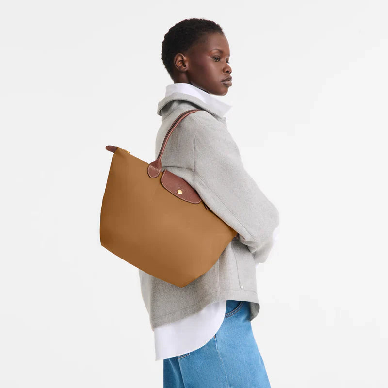 Le Pliage Original Medium Tote Bag – Caramel Beige