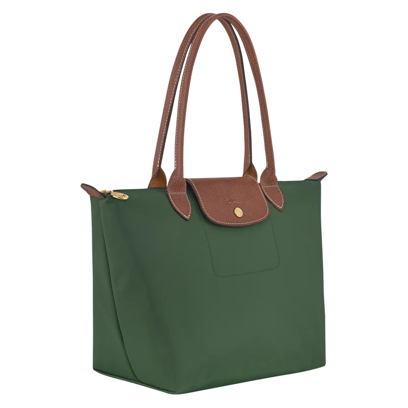 Le Pliage Original Medium Tote Bag – English Green
