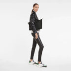 Le Pliage Green Medium Tote Bag – Black
