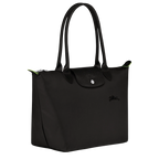 Le Pliage Green Medium Tote Bag – Black