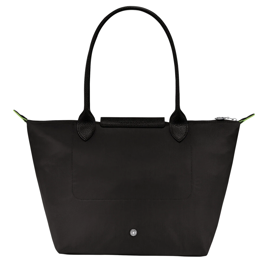 Le Pliage Green Medium Tote Bag – Black