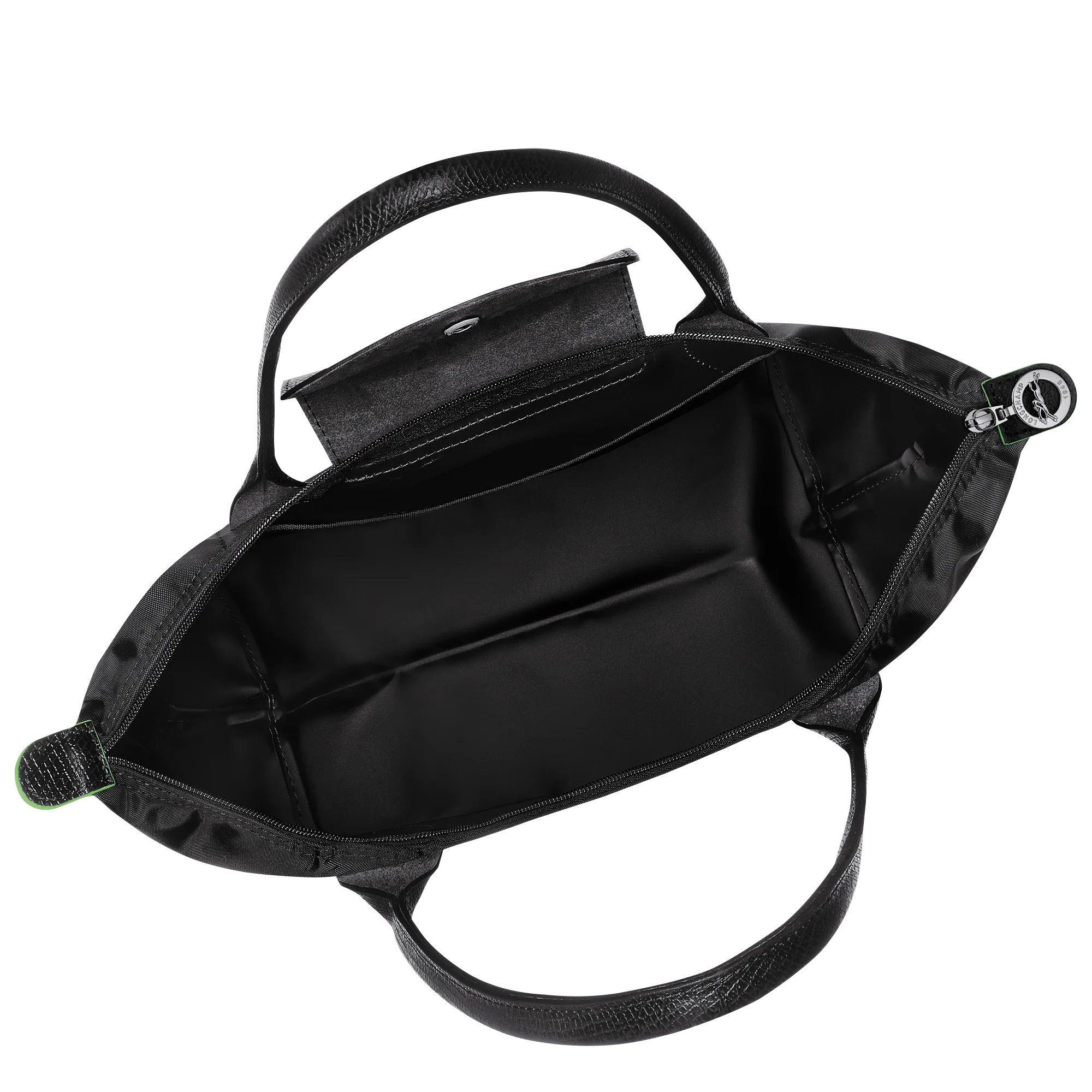 Le Pliage Green Medium Tote Bag – Black
