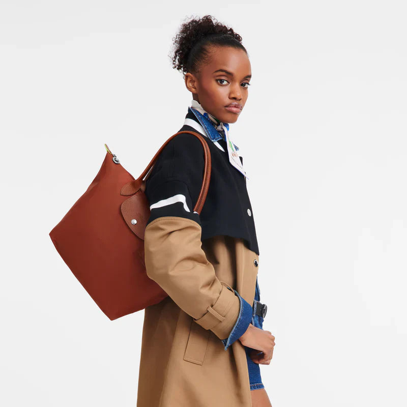 Le Pliage Green Medium Tote Bag – Chestnut