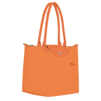Le Pliage Green Medium Tote Bag – Orange