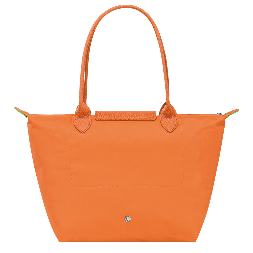 Le Pliage Green Medium Tote Bag – Orange