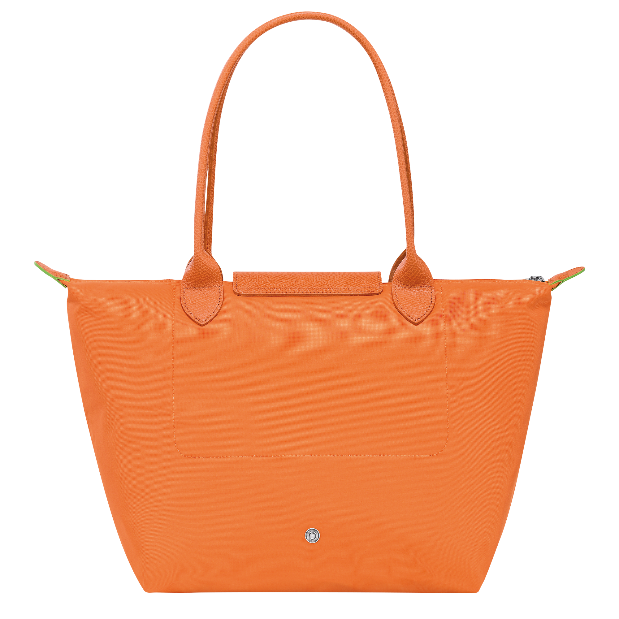 Le Pliage Green Medium Tote Bag – Orange