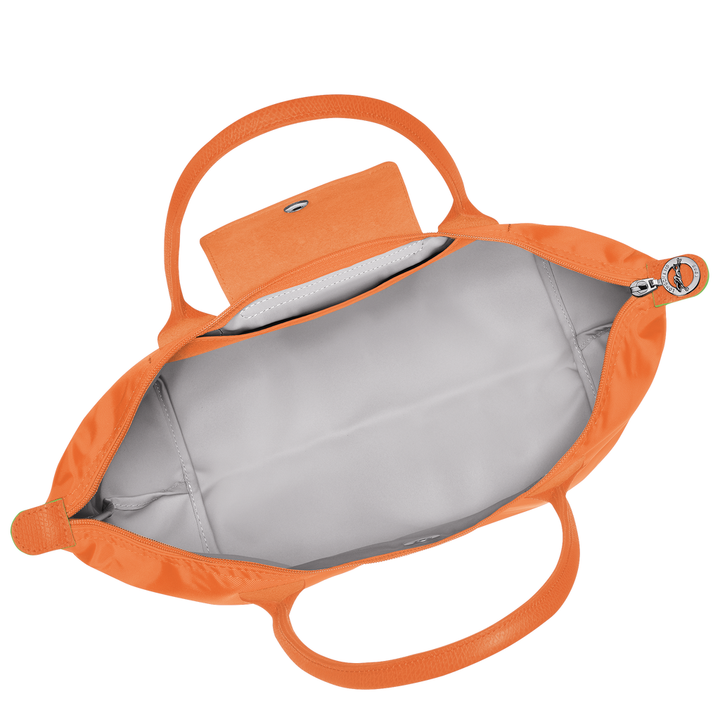 Le Pliage Green Medium Tote Bag – Orange