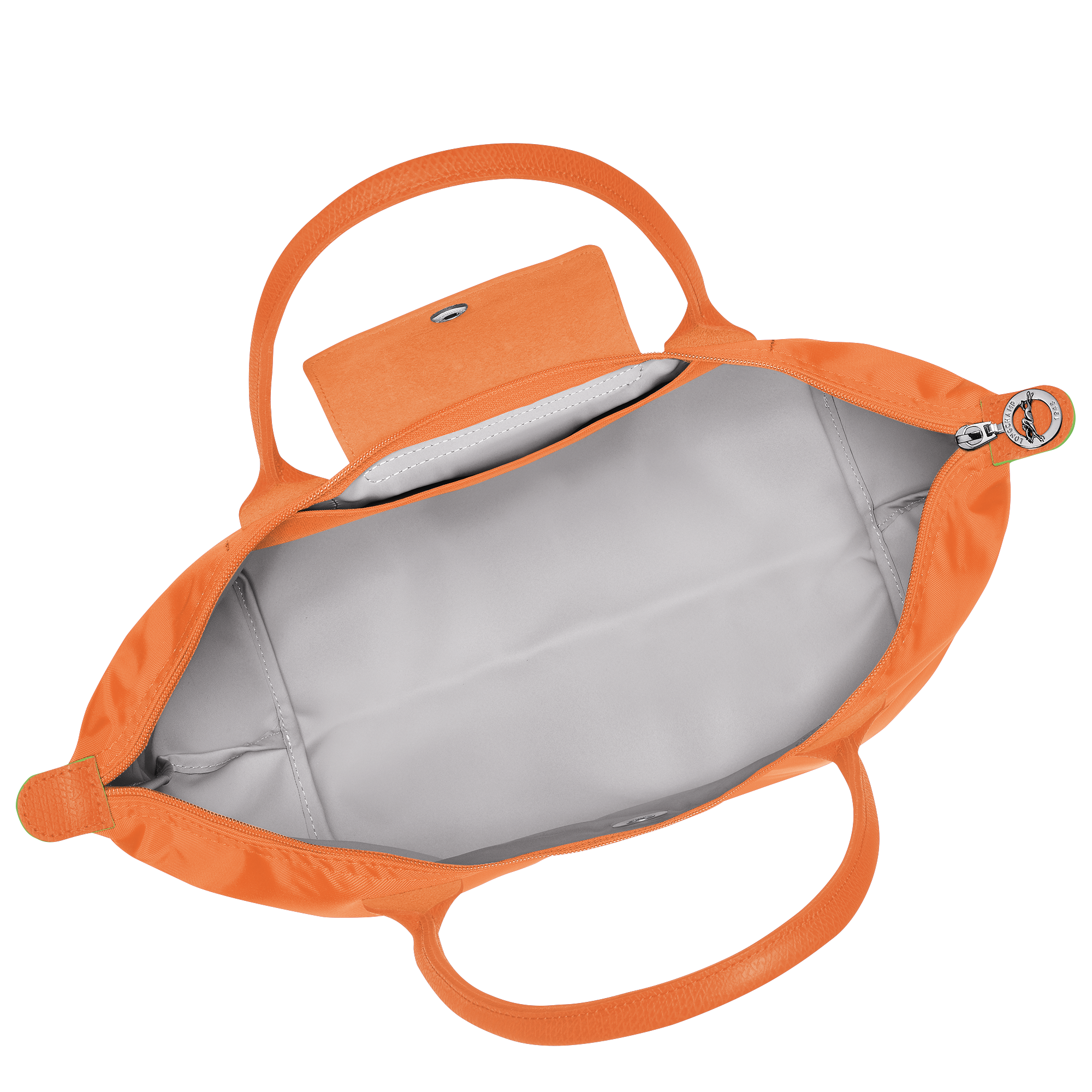 Le Pliage Green Medium Tote Bag – Orange