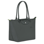 Le Pliage Green Medium Tote Bag – Graphite Gray