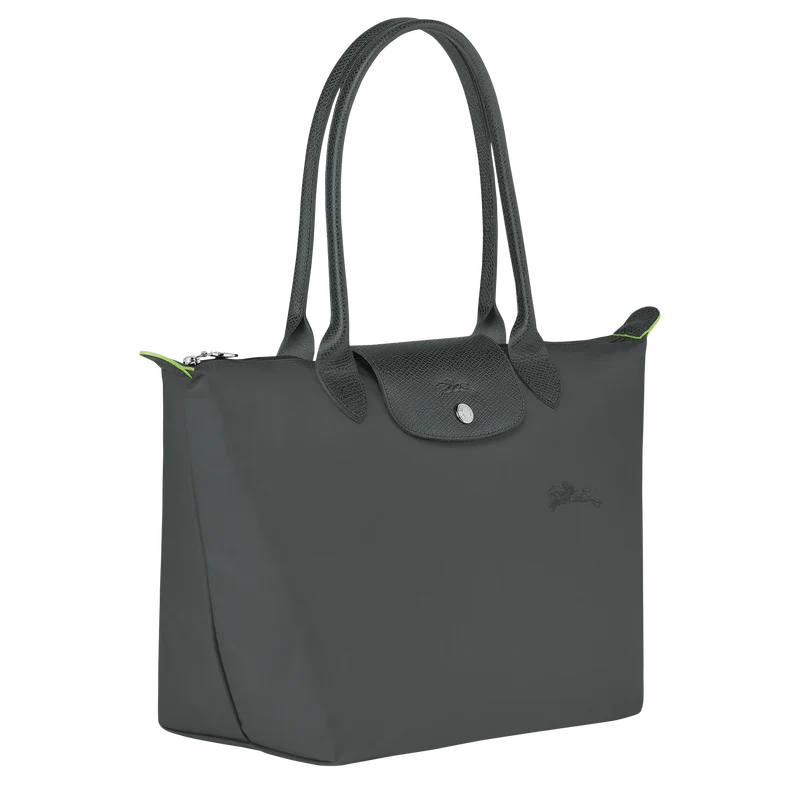 Le Pliage Green Medium Tote Bag – Graphite Gray