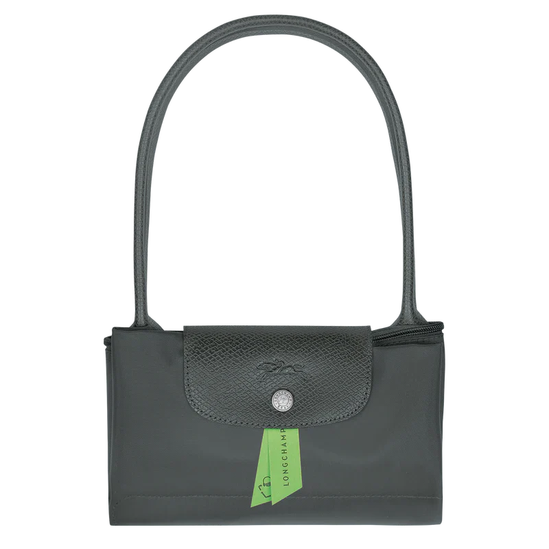 Le Pliage Green Medium Tote Bag – Graphite Gray
