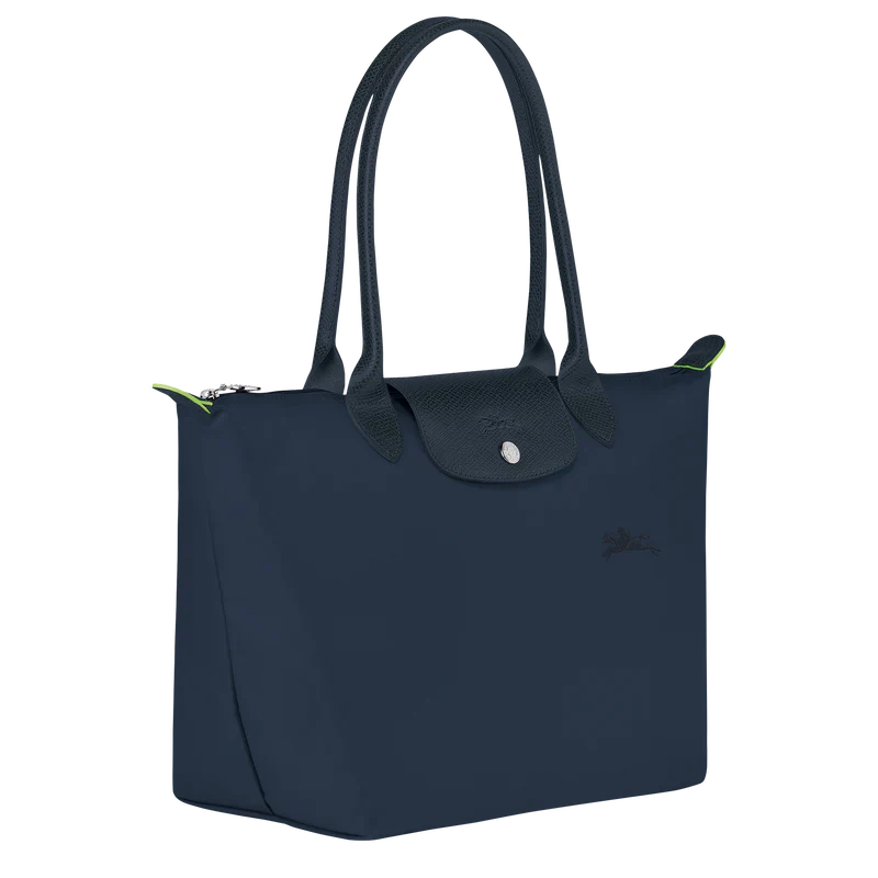 Le Pliage Green Medium Tote Bag – Navy Blue