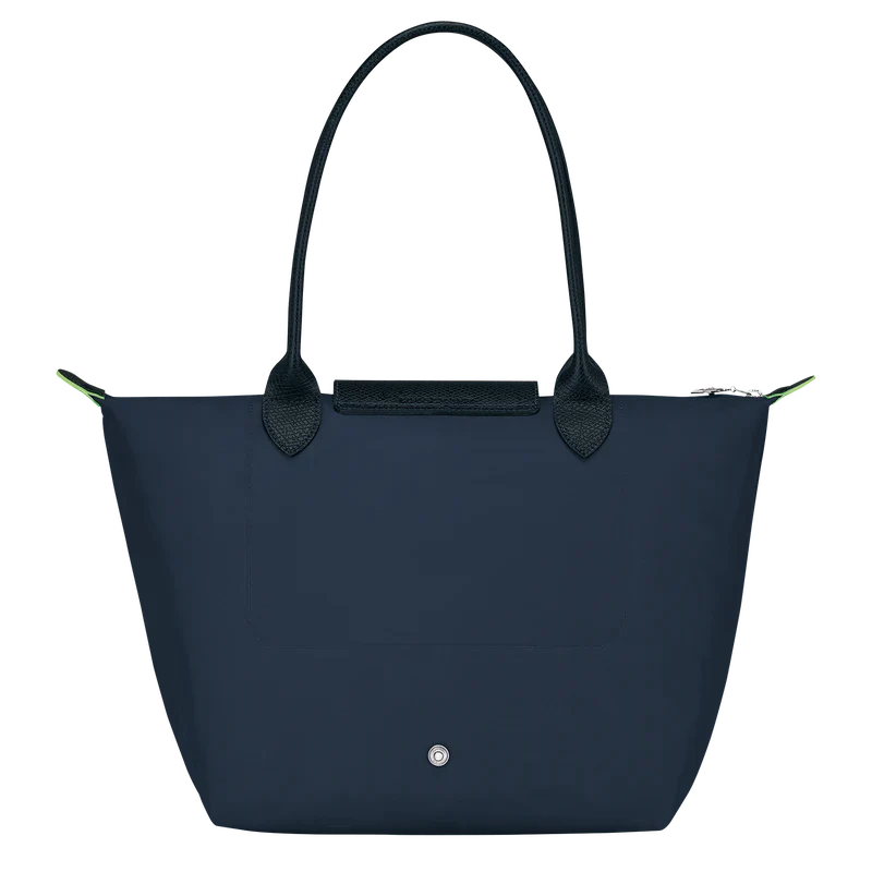 Le Pliage Green Medium Tote Bag – Navy Blue